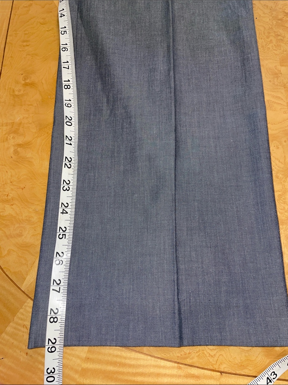 Talbots Petite’s Heritage Straight Leg Pants in Heather Gray Size 14P Like New - Picture 11 of 11